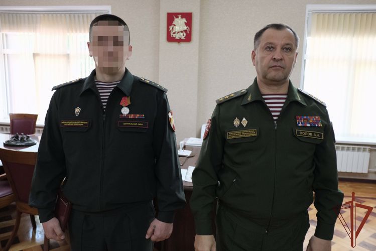 Государственные награды участникам специальной военной операции вручили в Центральном округе Росгвардии