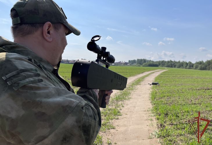 Антидроновое ружье поступило на вооружение регионального Управления Росгвардии