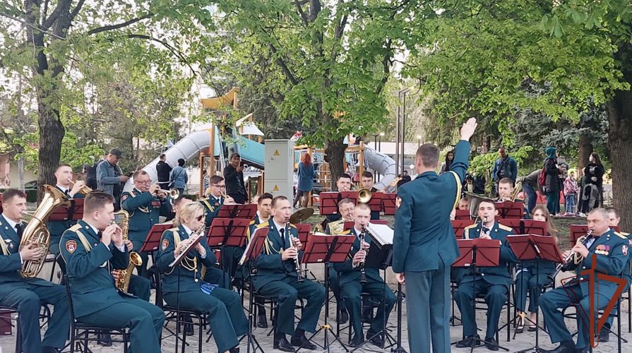Выступления оркестра Росгвардии прошли в Пятигорске