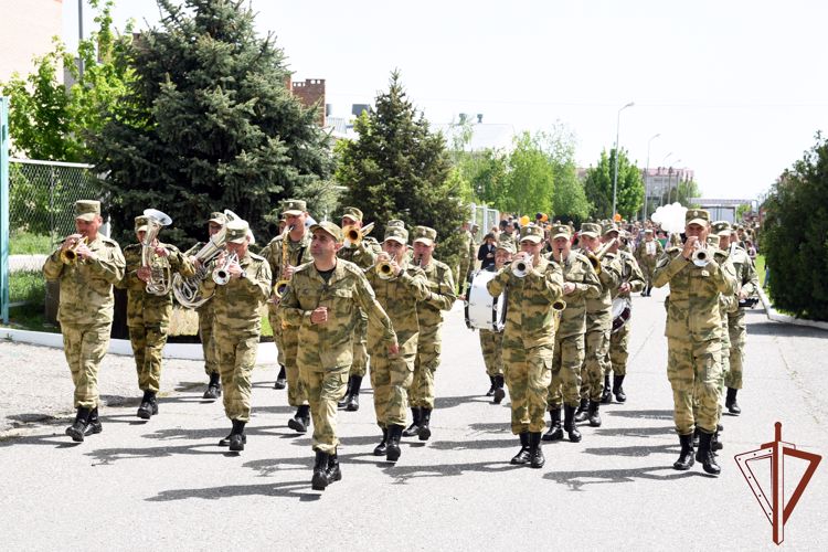 В Грозненском соединении Росгвардии состоялись торжественные мероприятия, посвященные Дню Победы