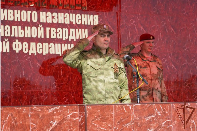 В Грозненском соединении Росгвардии состоялись торжественные мероприятия, посвященные Дню Победы