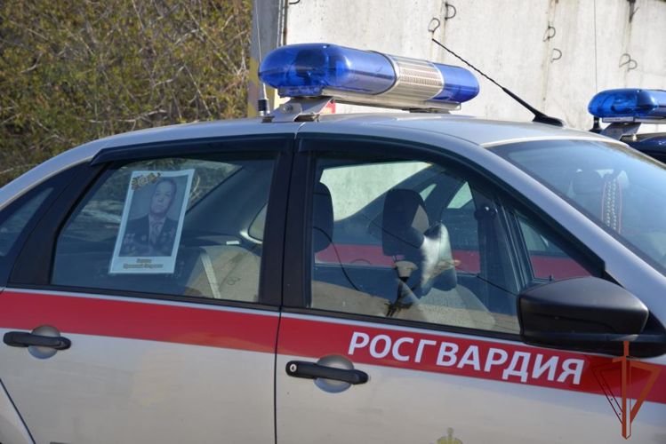 На Урале росгвардейцы присоединились ко Всероссийской акции «Бессмертный автополк»