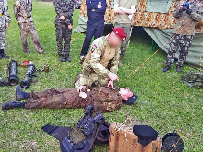 Мероприятия военно-патриотической направленности провели росгвардейцы в Сибири