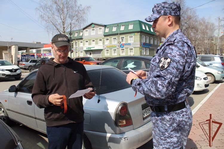 Мероприятие ко Дню Победы состоялось в Уральском округе Росгвардии