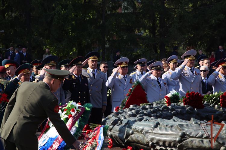 На Урале росгвардейцы приняли участие в памятных мероприятиях, посвященных 78-й годовщине Победы 
