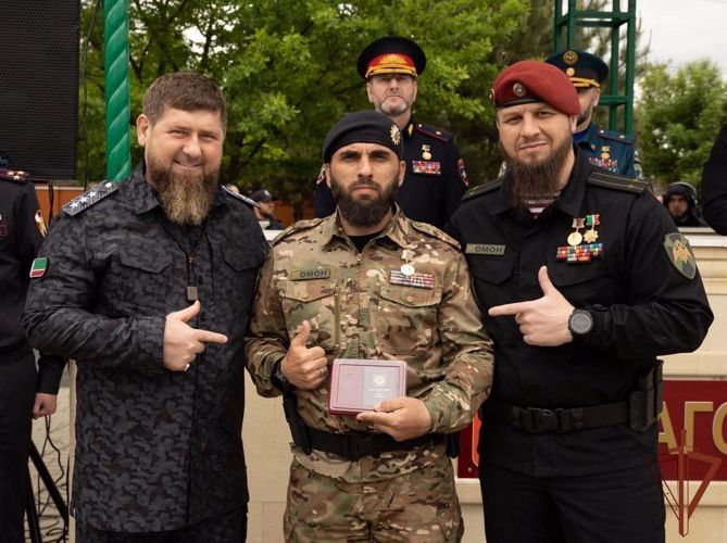 В Грозном отметили 23-ю годовщину со дня образования ОМОН «АХМАТ-Грозный»