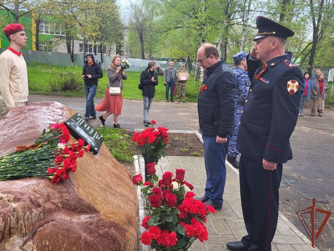 Память погибшего офицера Росгвардии увековечена в Иванове