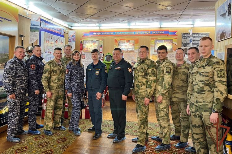 Учебный сбор начальников инспекций пожарной безопасности Северо-Западного округа Росгвардии состоялся в Архангельске