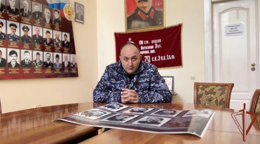 Росгвардеец из Северной Осетии присоединился ко Всероссийской онлайн-акции «Бессмертный полк» (видео)