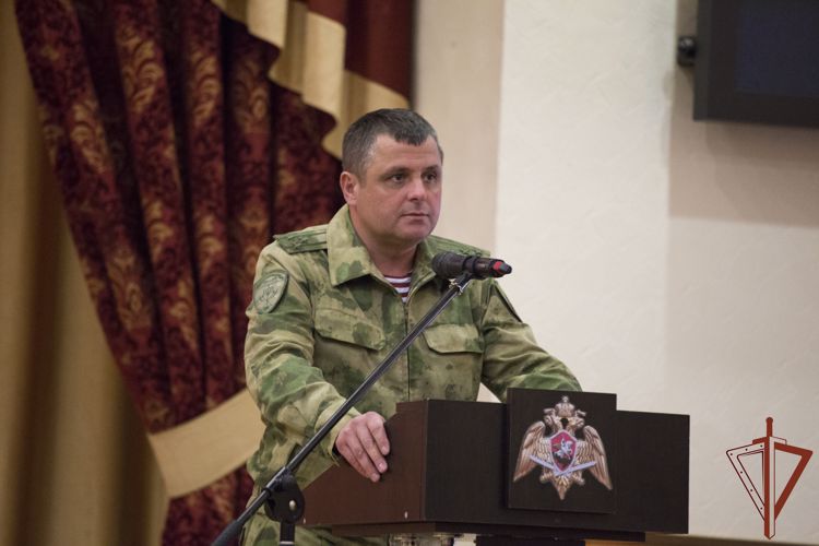 В Центральном округе Росгвардии чествуют увольняемых в запас военнослужащих по призыву