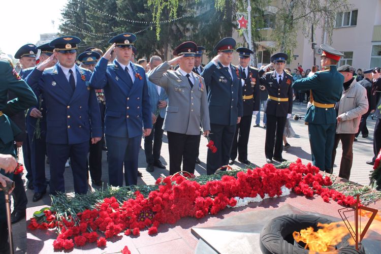 На Урале росгвардейцы приняли участие в памятных мероприятиях, посвященных 78-й годовщине Победы 