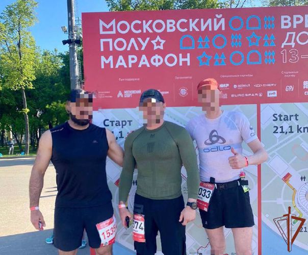 Росгвардейцы обеспечили безопасность на Московском полумарафоне