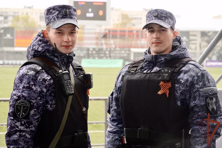 В Санкт-Петербурге Росгвардейцы обеспечили безопасность футбольных матчей