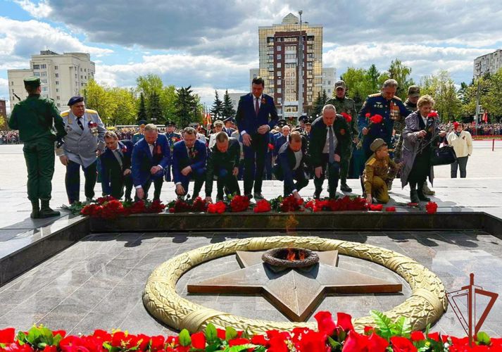  В посвященных Дню Победы мероприятиях принимают участие росгвардейцы Центрального округа (видео)