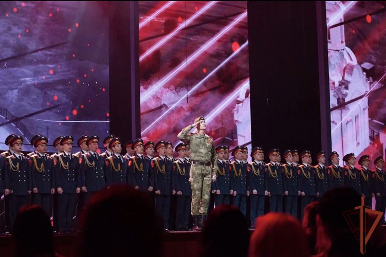 Творческие коллективы Росгвардии выступили в Кремле на праздничном концерте в честь Дня Победы 