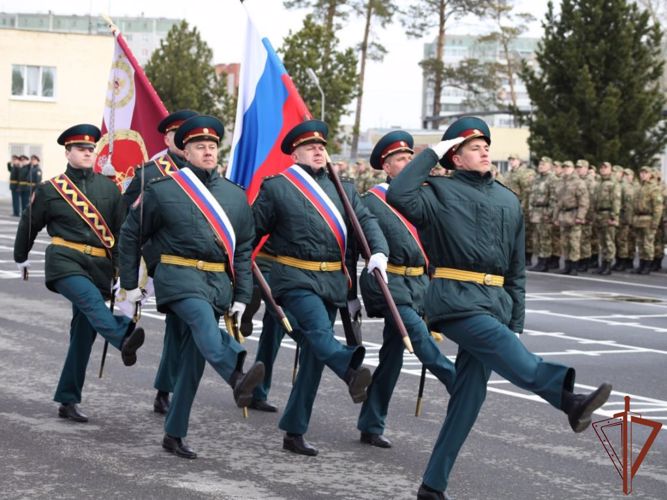 В день 70-летия воинской части северского соединения Росгвардии вручено Боевое знамя