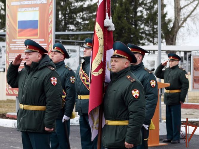 В день 70-летия воинской части северского соединения Росгвардии вручено Боевое знамя