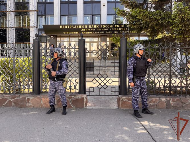 Росгвардия провела тренировку на охраняемом объекте в Туве