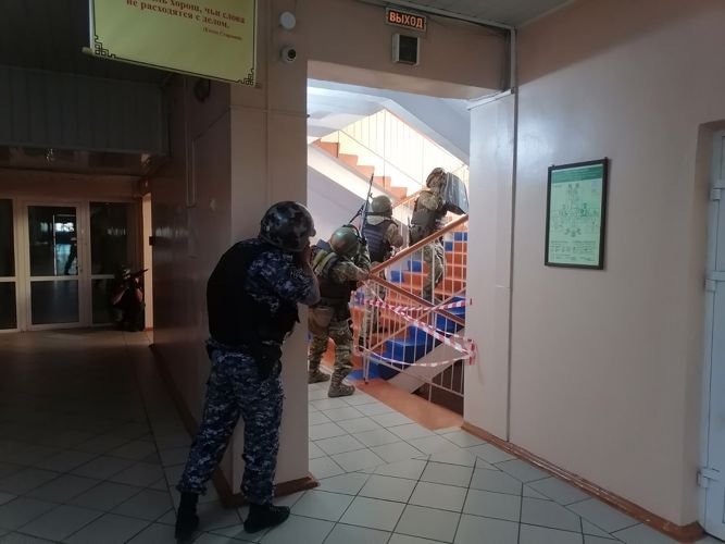 Росгвардия приняла участие в межведомственных антитеррористических учениях в Сибири