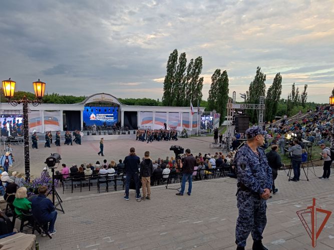  На XI Международном фестивале духовых оркестров в Тамбове правопорядок обеспечили сотрудники Росгвардии