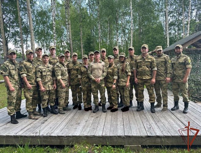 Учебный сбор с военнослужащими спортивной команды СЗО Росгвардии состоялся в Ленинградской области