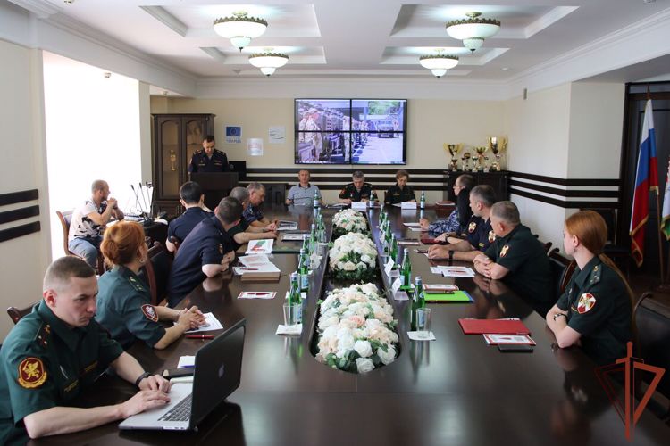 Сбор с начальниками пресс-служб проходит в Северо-Кавказском округе Росгвардии