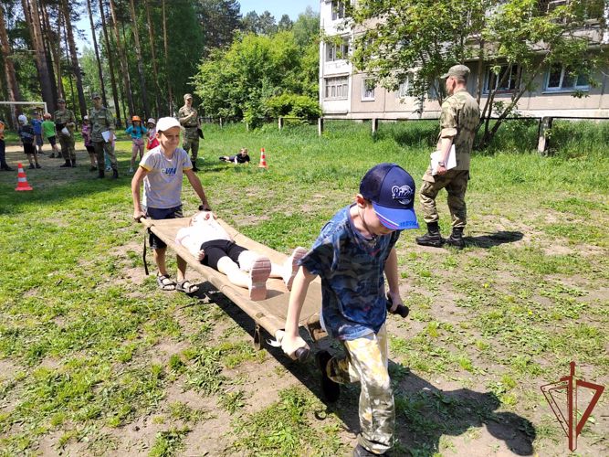  Акция «Каникулы с Росгвардией» проходит в Сибири