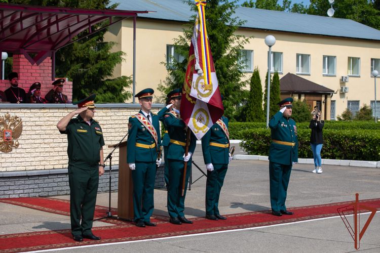 Богородской бригаде Росгвардии вручено Боевое знамя (видео)