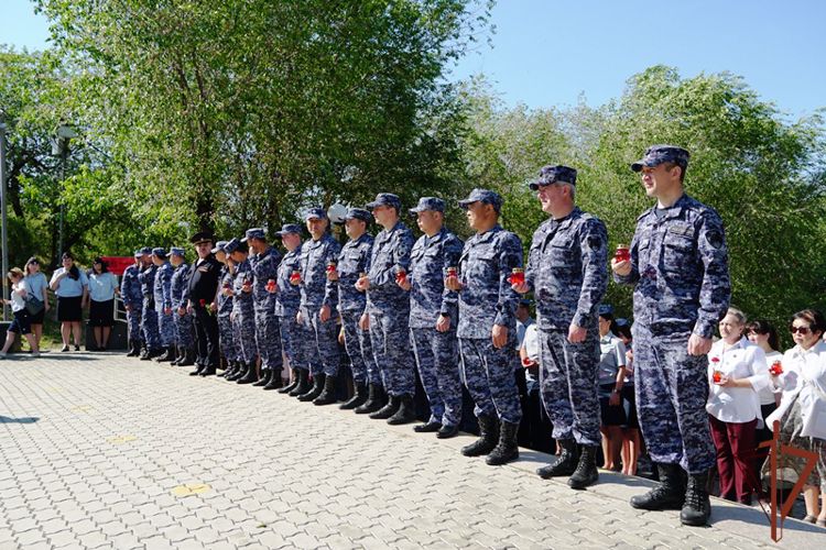 В День памяти и скорби в Восточном округе Росгвардии прошли памятные мероприятия