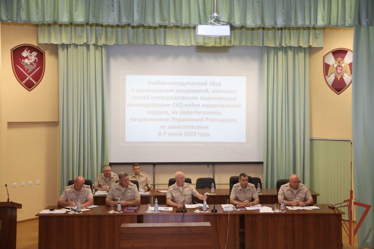 В Северо-Кавказском округе Росгвардии проходит учебно-методический сбор с руководящим составом
