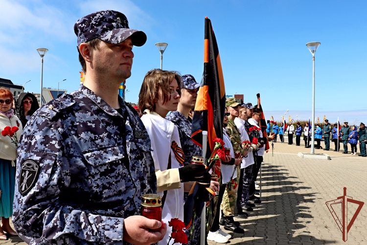 В День памяти и скорби в Восточном округе Росгвардии прошли памятные мероприятия