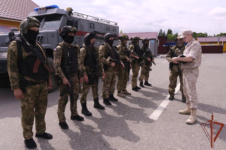 В Чеченской Республике подразделения ОГВ(с) приняли участие в антитеррористическом учении