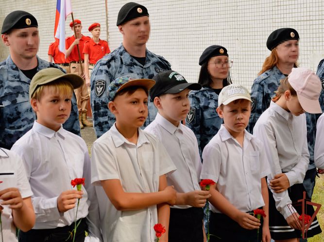 Память росгвардейца - участника спецоперации увековечили в Кузбассе