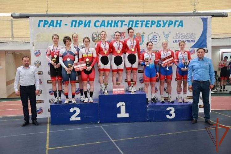  Победителями и призерами Гран-при Санкт-Петербурга по велоспорту на треке стали спортсмены-росгвардейцы
