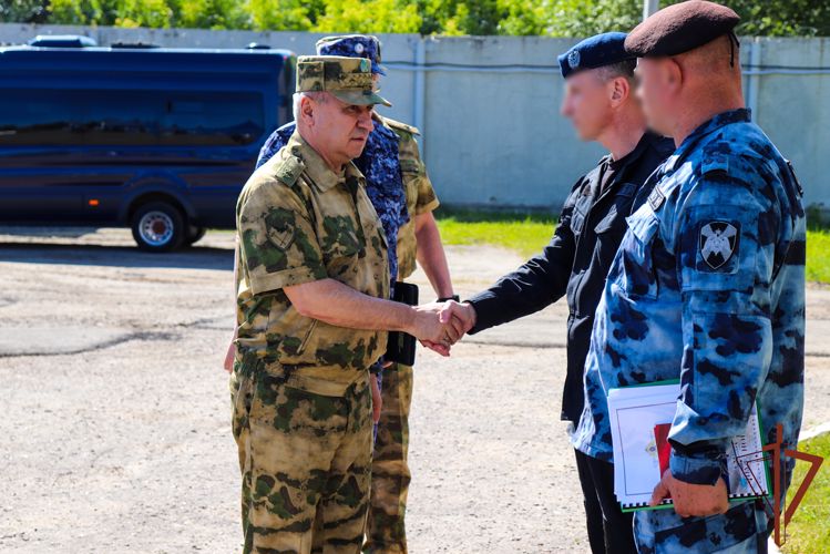 Командующий Приволжским округом совершил рабочую поездку в Управление Росгвардии по Республике Марий Эл 