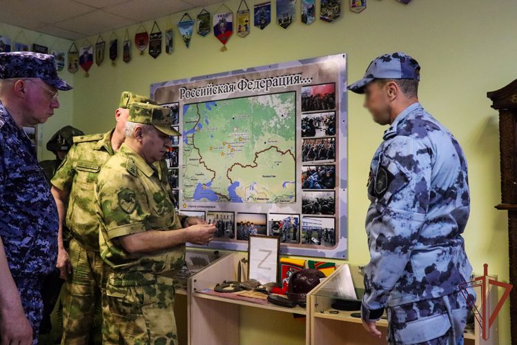 Командующий Приволжским округом совершил рабочую поездку в Управление Росгвардии по Республике Марий Эл 