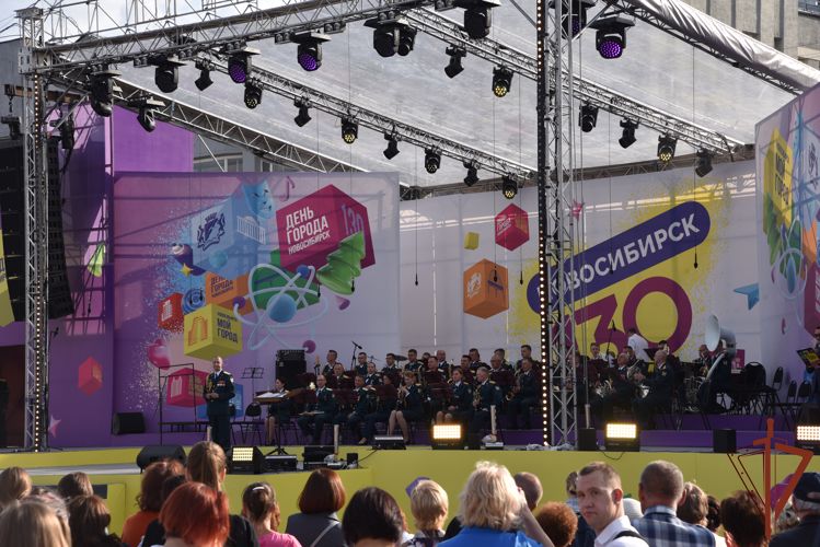 Росгвардия обеспечила правопорядок во время празднования Дня города Новосибирска