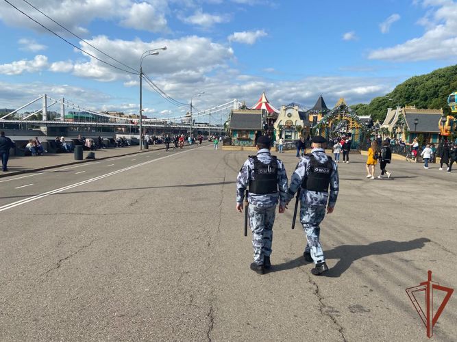 Росгвардия обеспечила безопасность фестивалей «Красная площадь» и «Небо»