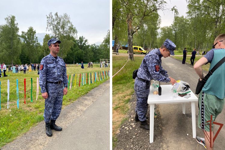 Росгвардейцы выполнили задачи по обеспечению безопасности во время проведения национального праздника в Татарстане