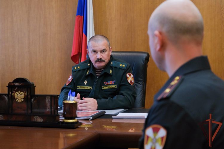 Врио командующего Уральским округом Росгвардии провел личный прием граждан