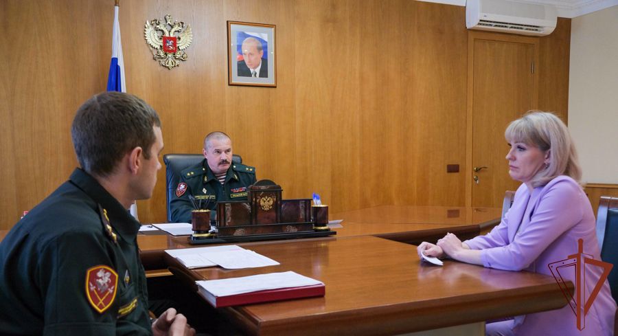 Врио командующего Уральским округом Росгвардии провел личный прием граждан