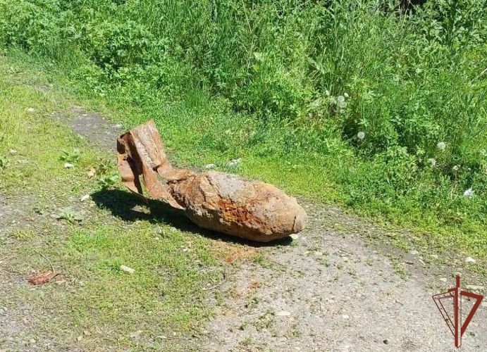 Снаряд времен Великой Отечественной войны обследовали взрывотехники Росгвардии в Иркутске 