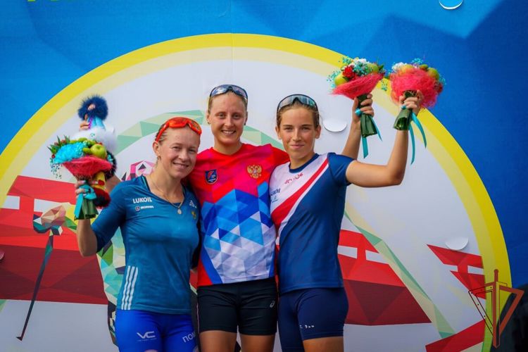 Спортсменка из Росгвардии победила на чемпионате России по лыжероллерам в Ханты-Мансийске