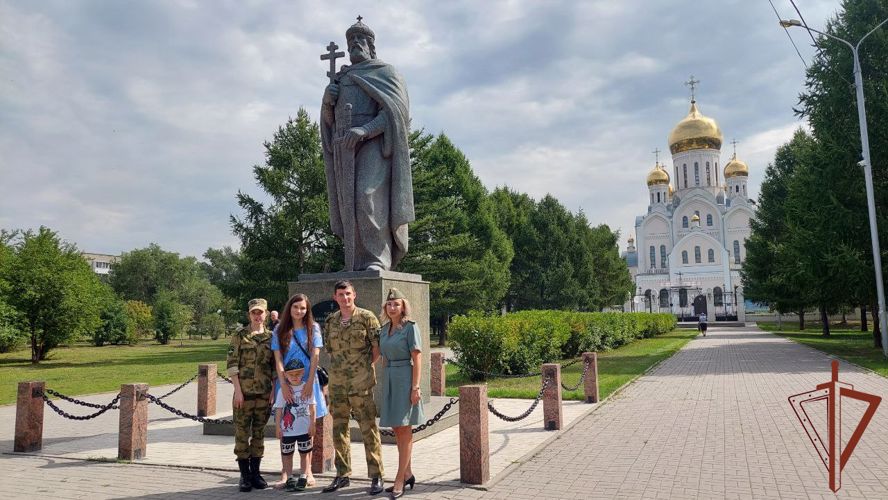 В День Крещения Руси росгвардейцы из Сибири приняли участие в молебнах в честь небесного покровителя князя Владимира
