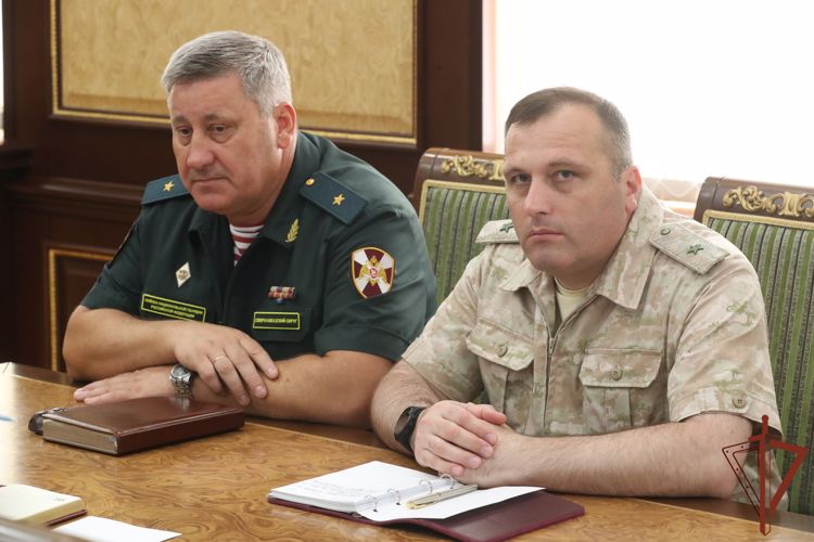 Первый заместитель командующего Северо-Кавказским округом Росгвардии встретился с главой Ингушетии