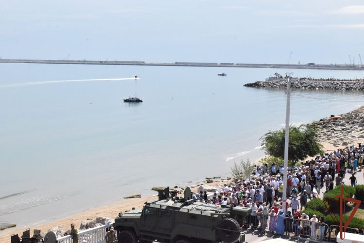   На военно-морском параде в Республике Дагестан Росгвардия обеспечила охрану общественного порядка  