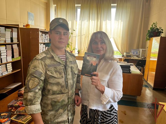 Всероссийскую акцию «Подари книгу библиотеке» поддержали военнослужащие Росгвардии  на Урале