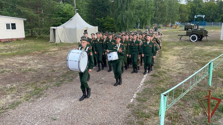 Военно-патриотическая смена подшефных классов Росгвардии состоялась в Башкирии