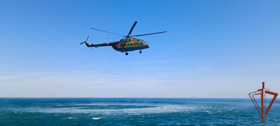Учебно-тренировочные полеты авиации Росгвардии прошли в Махачкале