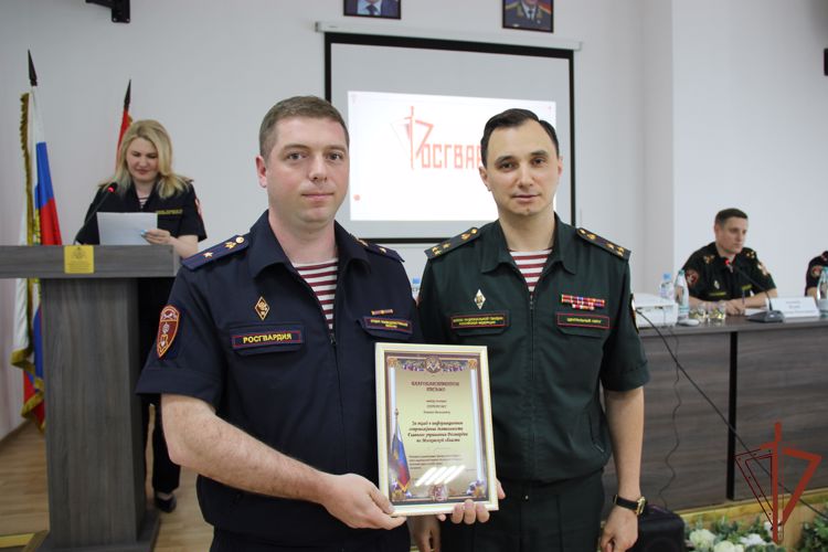 В подмосковном главке Росгвардии состоялась рабочая встреча с представителем телеканала «360»